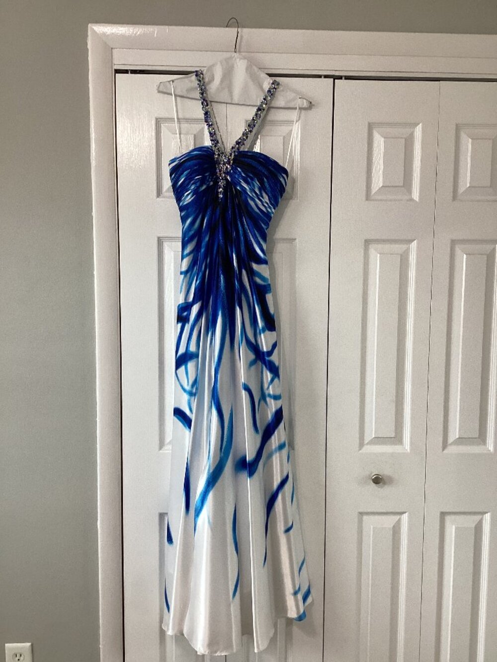 Y2K-era Cache Halter Neck Evening Gown